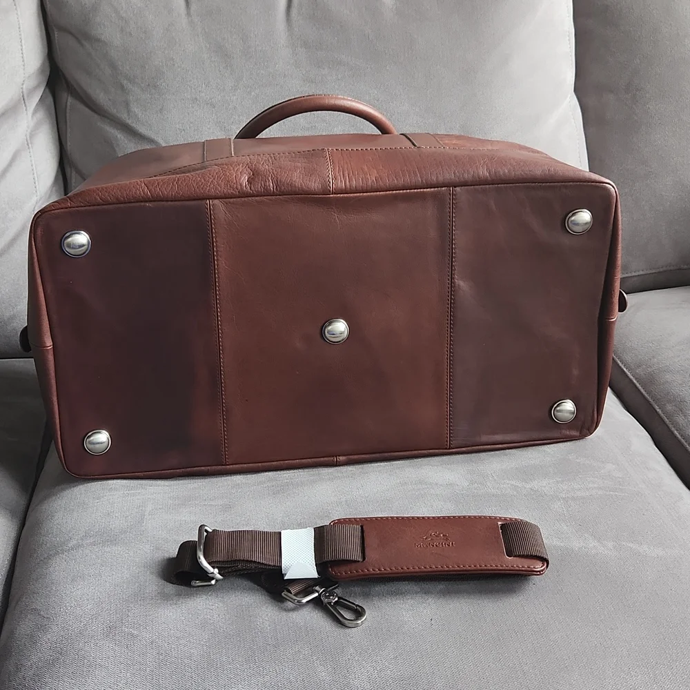 Mancini Brown Carry On Bag